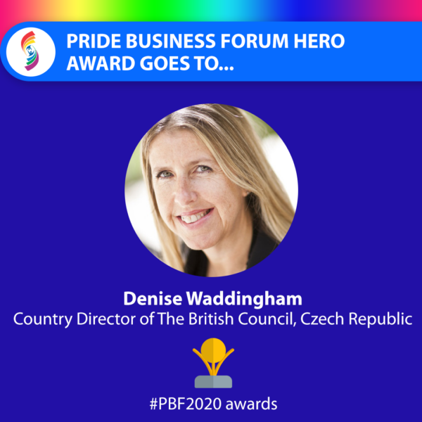 Denise Waddingham, Country Director of The British Council, Czech Republic