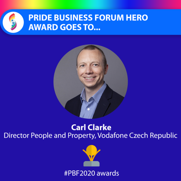 
Carl Clarke, Director People and Property, Vodafone Czech Republic