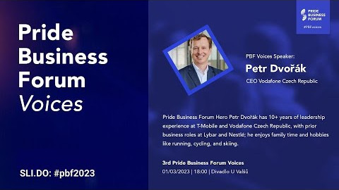 PBF Voices 2023: Petr Dvorak